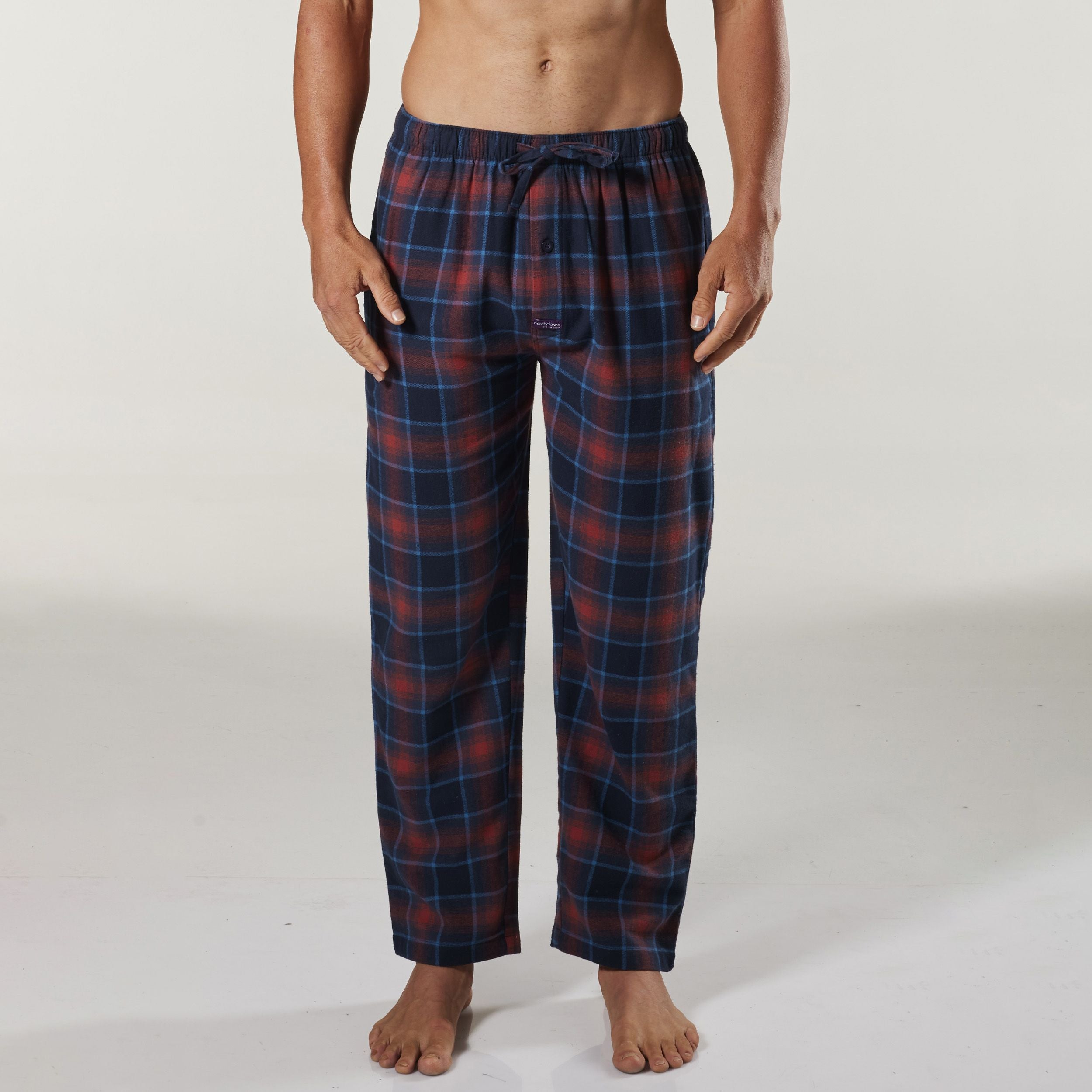 Men's Heathcliff Check Cotton Flannel Sleep Pants