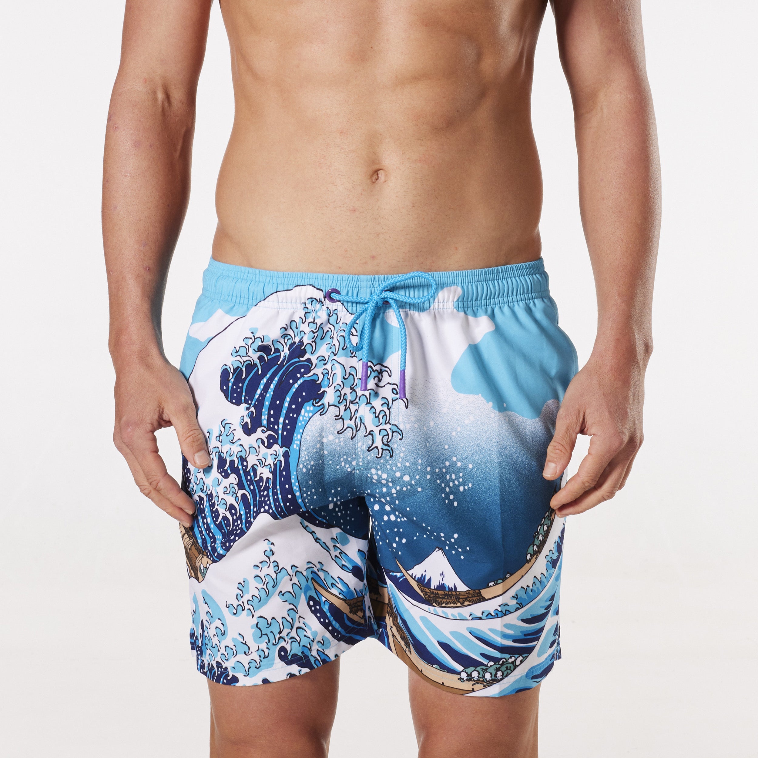 Men's Bright Great Wave Repreve® Swim Shorts