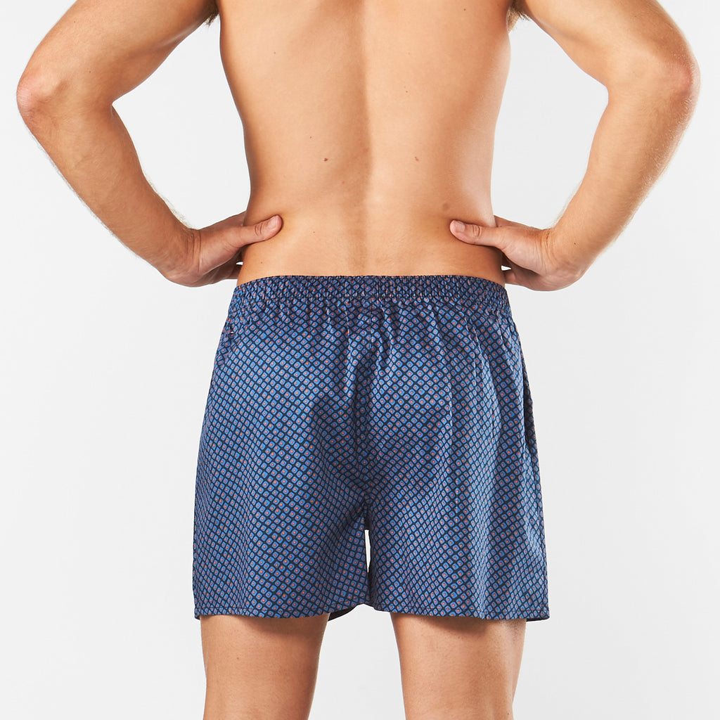 Men's Boxer Shorts - Drawn Dot Soft Wash Woven Boxer