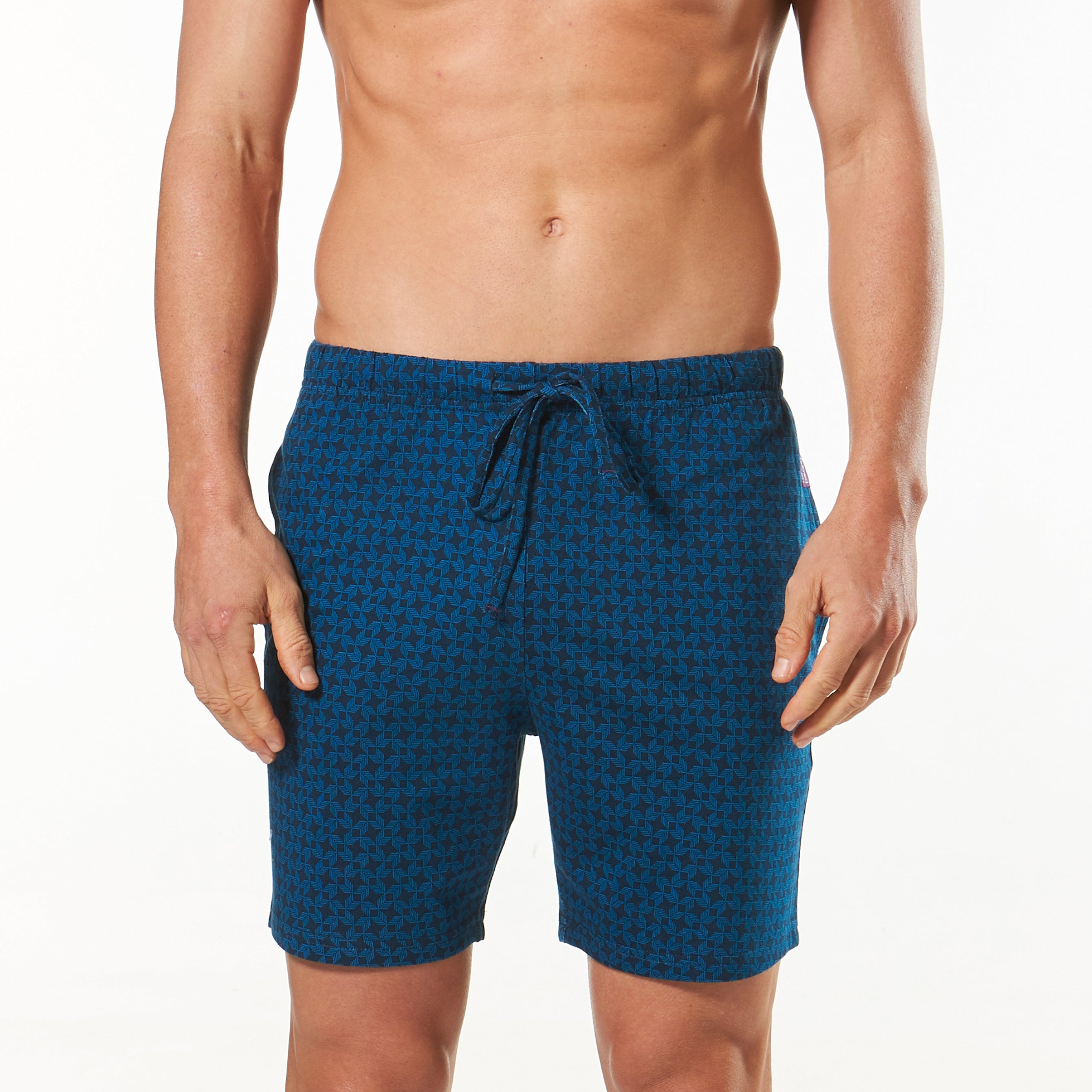 Men's Samurai Printed Knit Pyjama Shorts