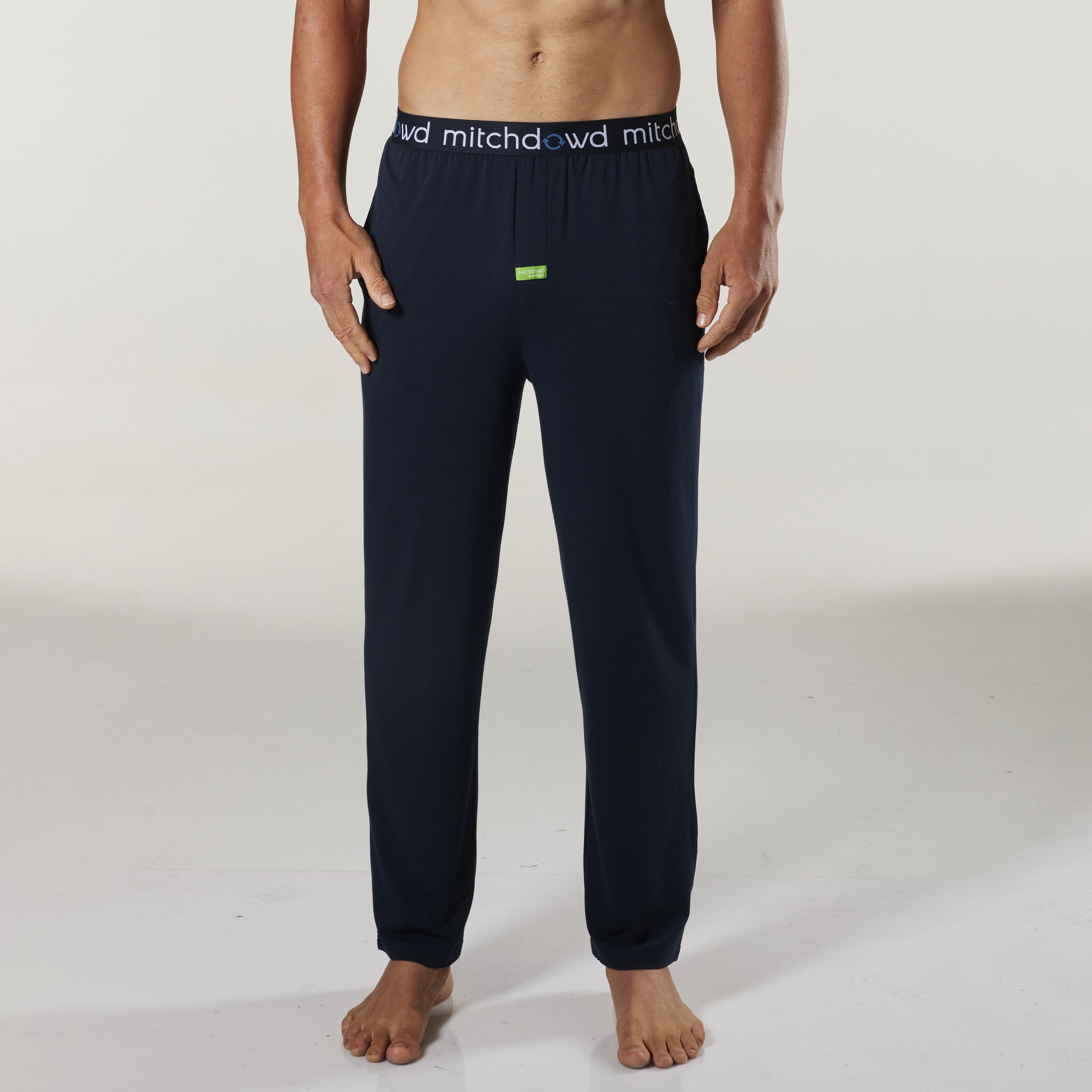 Men's Soft Bamboo Knit Sleep Pants 3 7 : oM slteials 