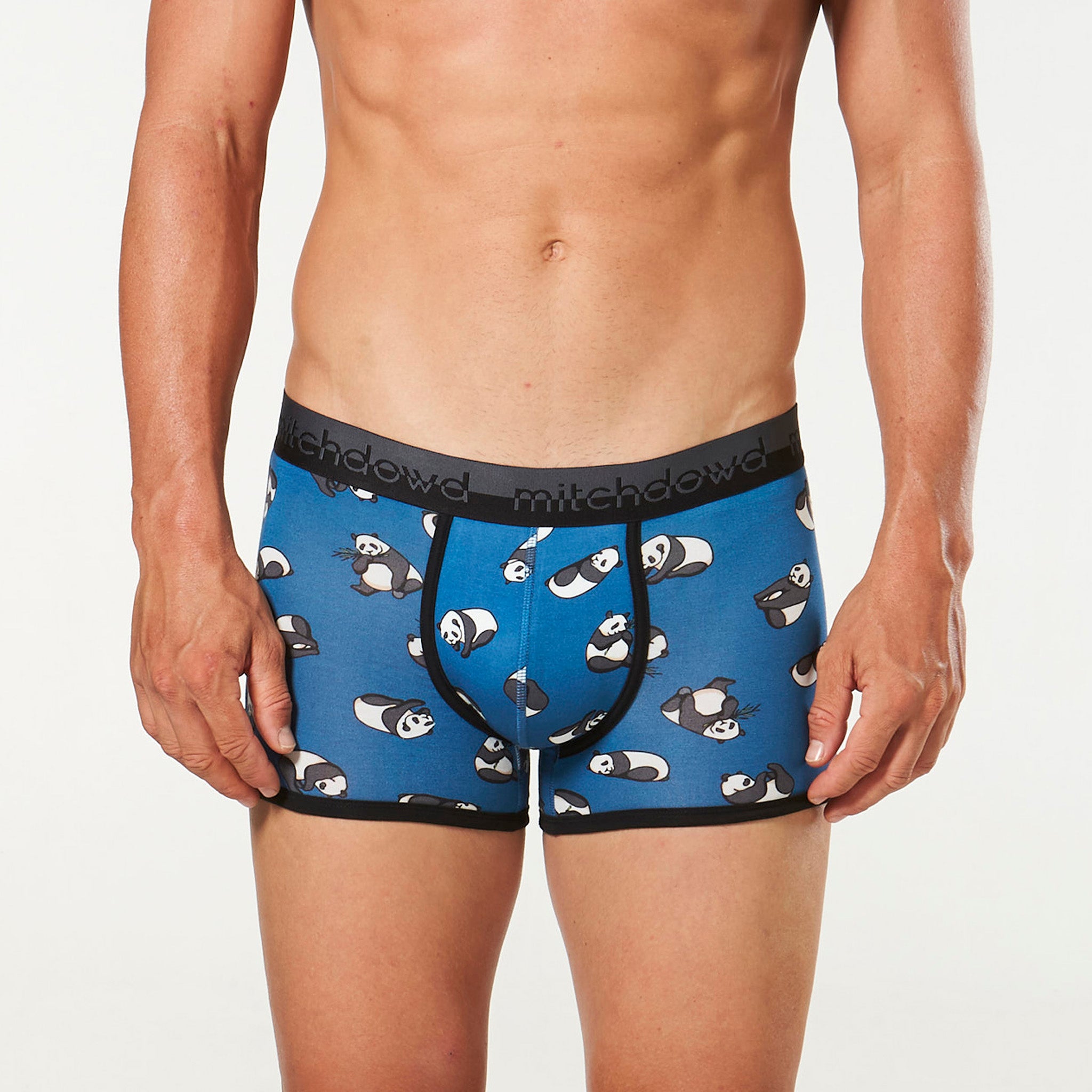 Men's Roley Poley Pandas Printed Bamboo Trunks  i g 