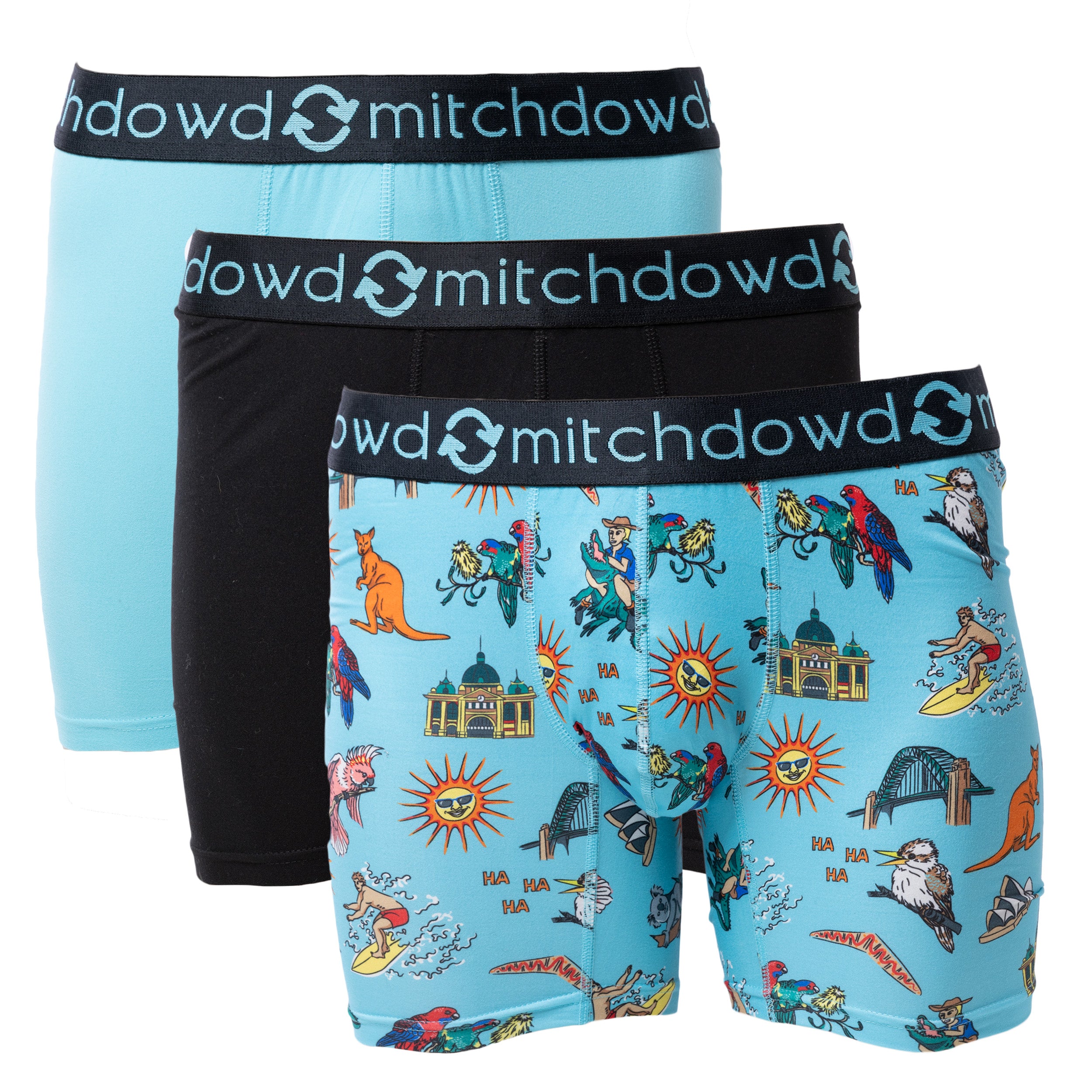 Men's Eco Comfort Vintage Oz Recycled Repreve® Trunk <br>3 Pack lowd mitchdowa 