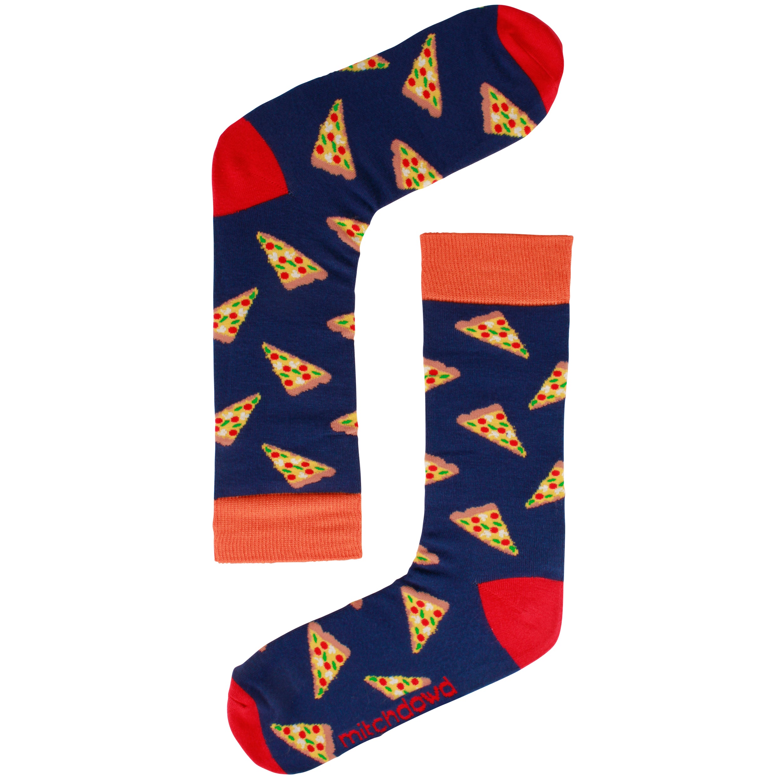 Men's Pizza Bamboo Crew <br>Socks