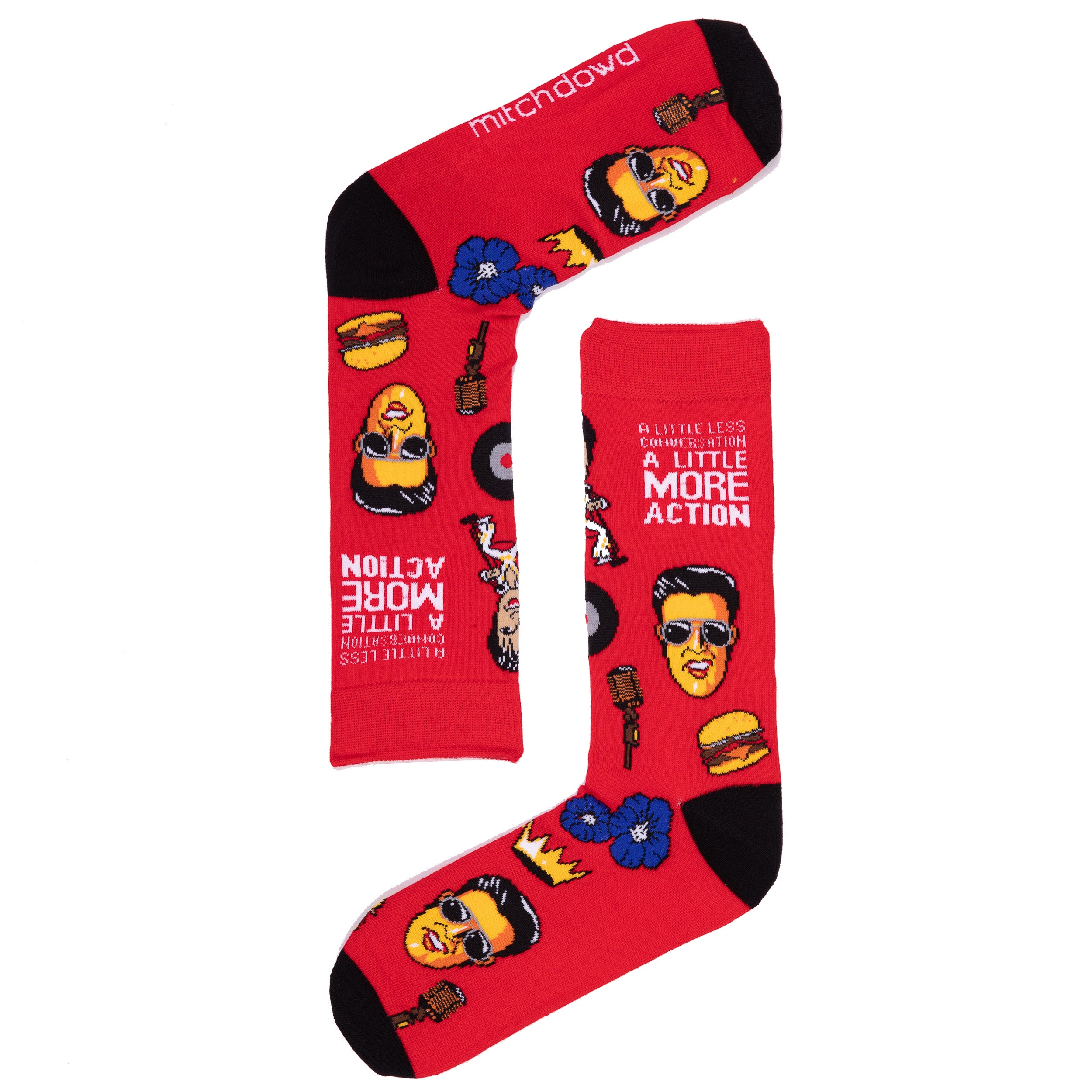 Men's The King Cotton Crew Socks