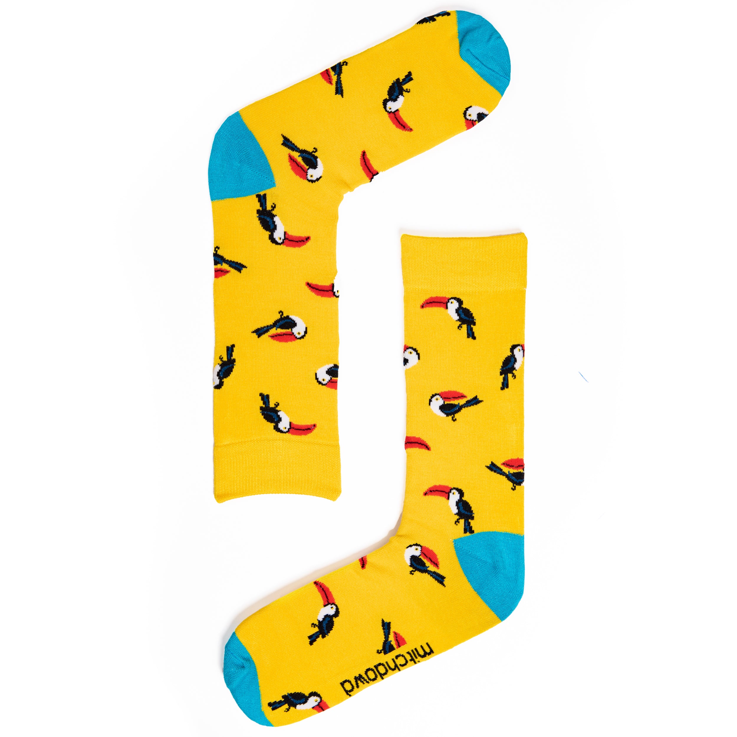 Men's Golden Toucan Bamboo Crew Socks