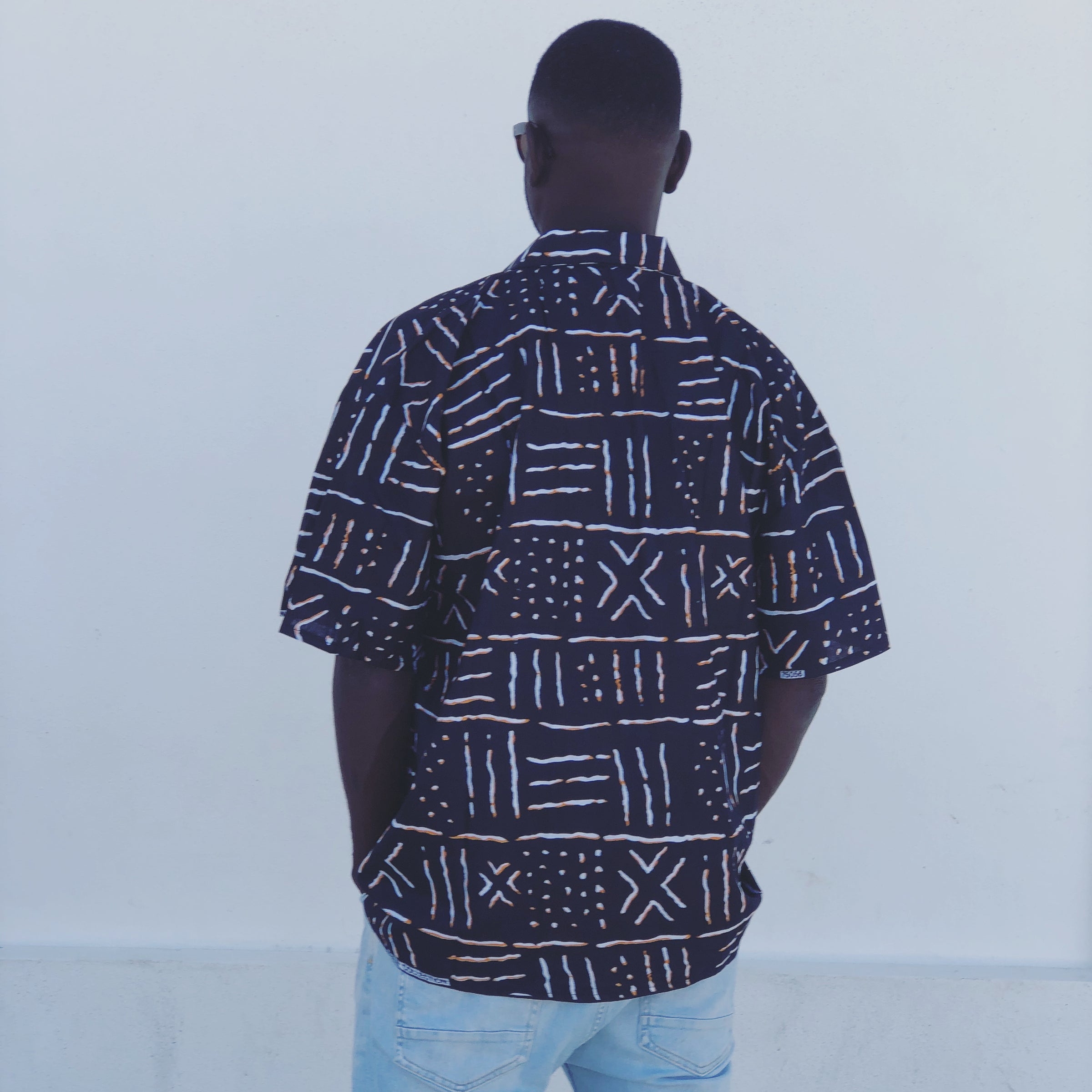 African Clothing - Mens Button up cotton shirt – AFRICAN FABRICS AUSTRALIA