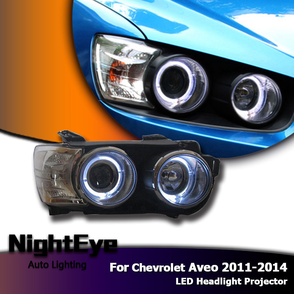NightEye Chevrolet Sonic Headlights 2011-2014 Aveo LED Headlight
