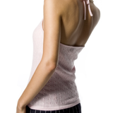 halter neck cashmere top