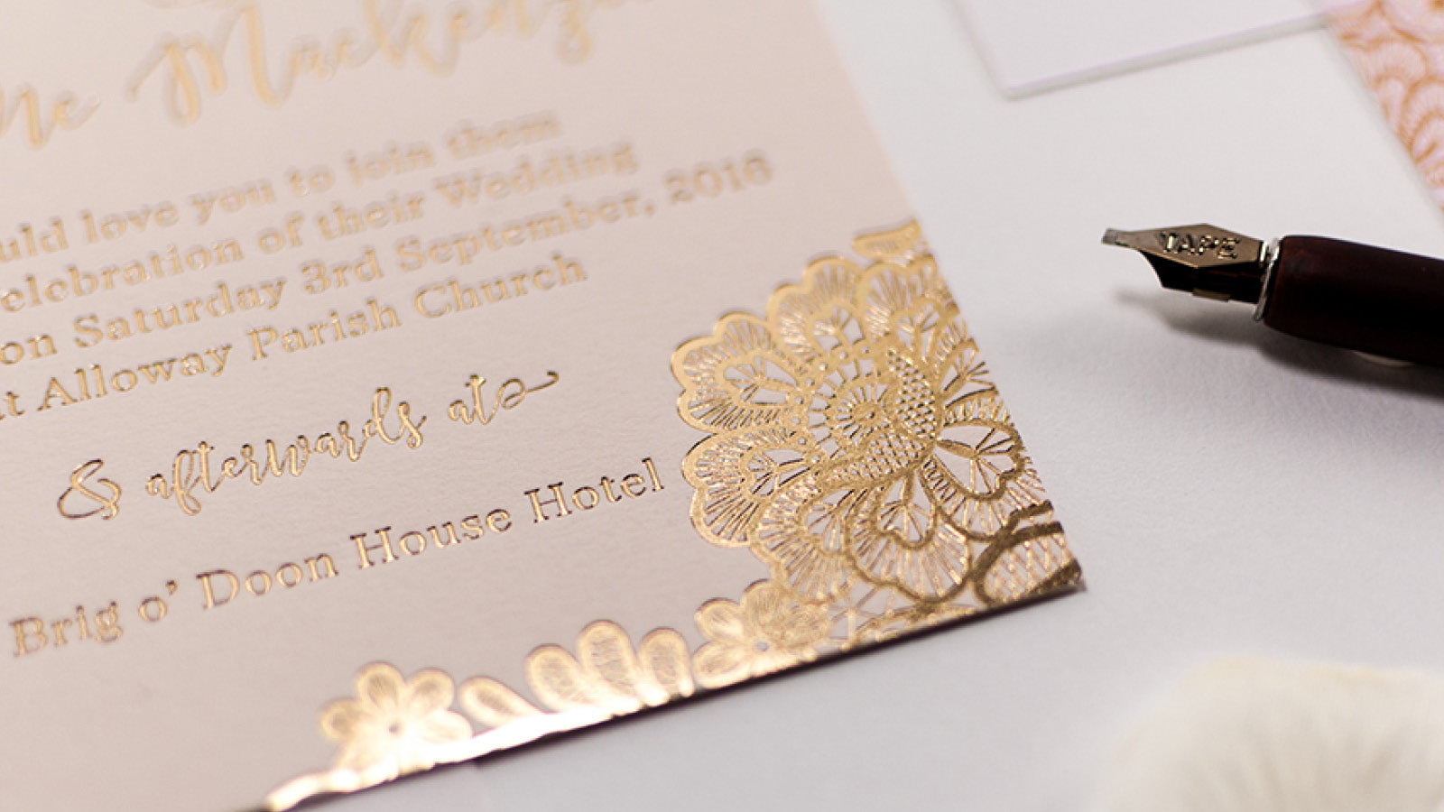 Foil Wedding Invitations