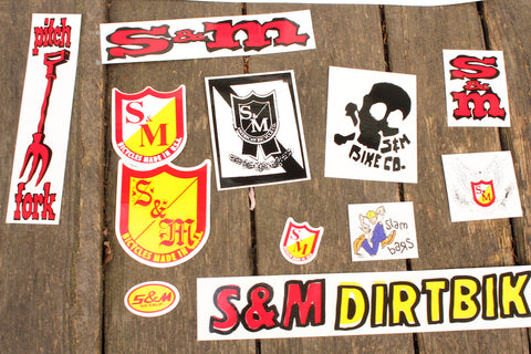 S&M BIKES 30 YEAR STICKER PACK 