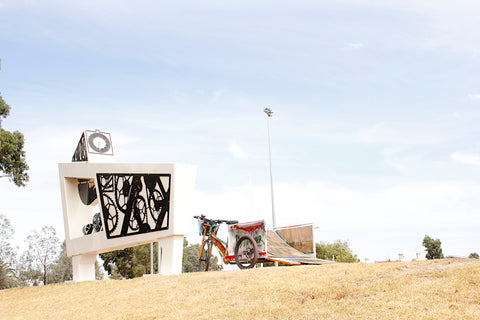 anchor bmx - cargo bike ramp stuntage - Melbourne bmx