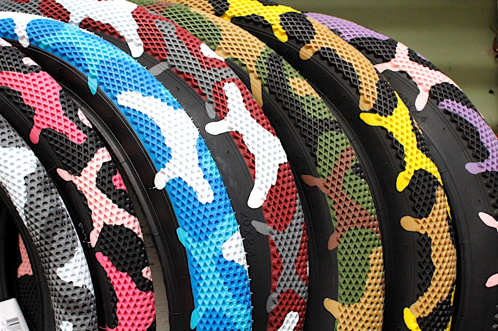 vans camo bmx tires