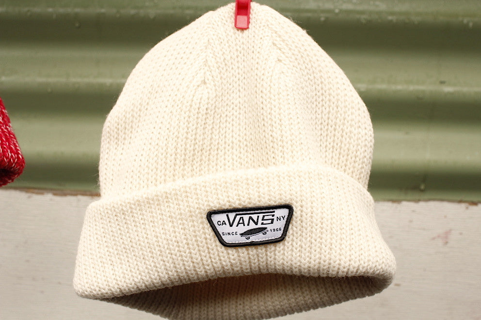 white vans beanie