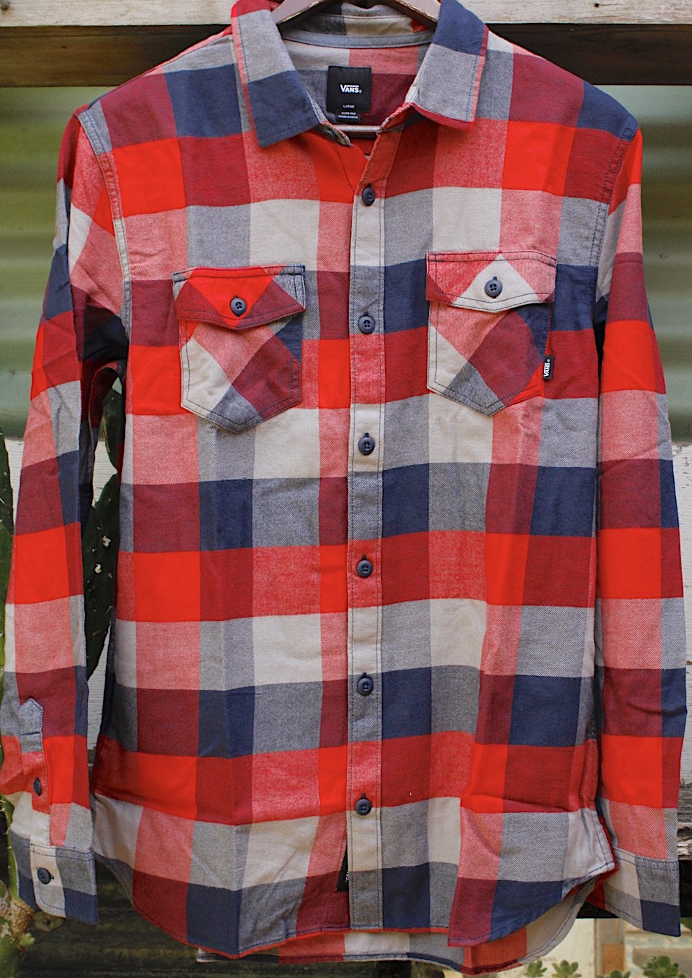 vans plaid shirt