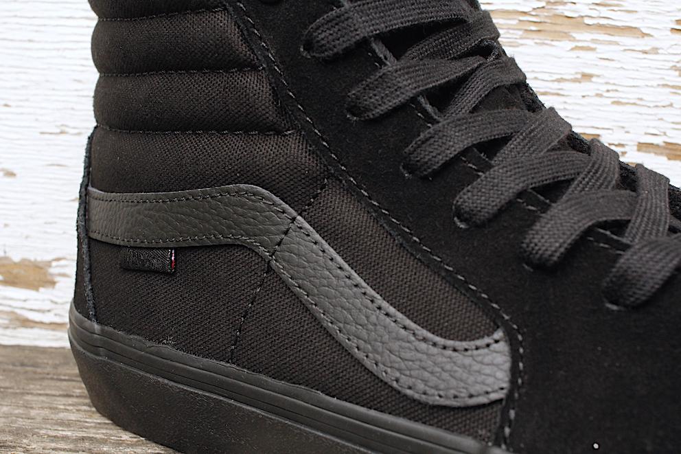 vans sk8 hi pro shoes blackout