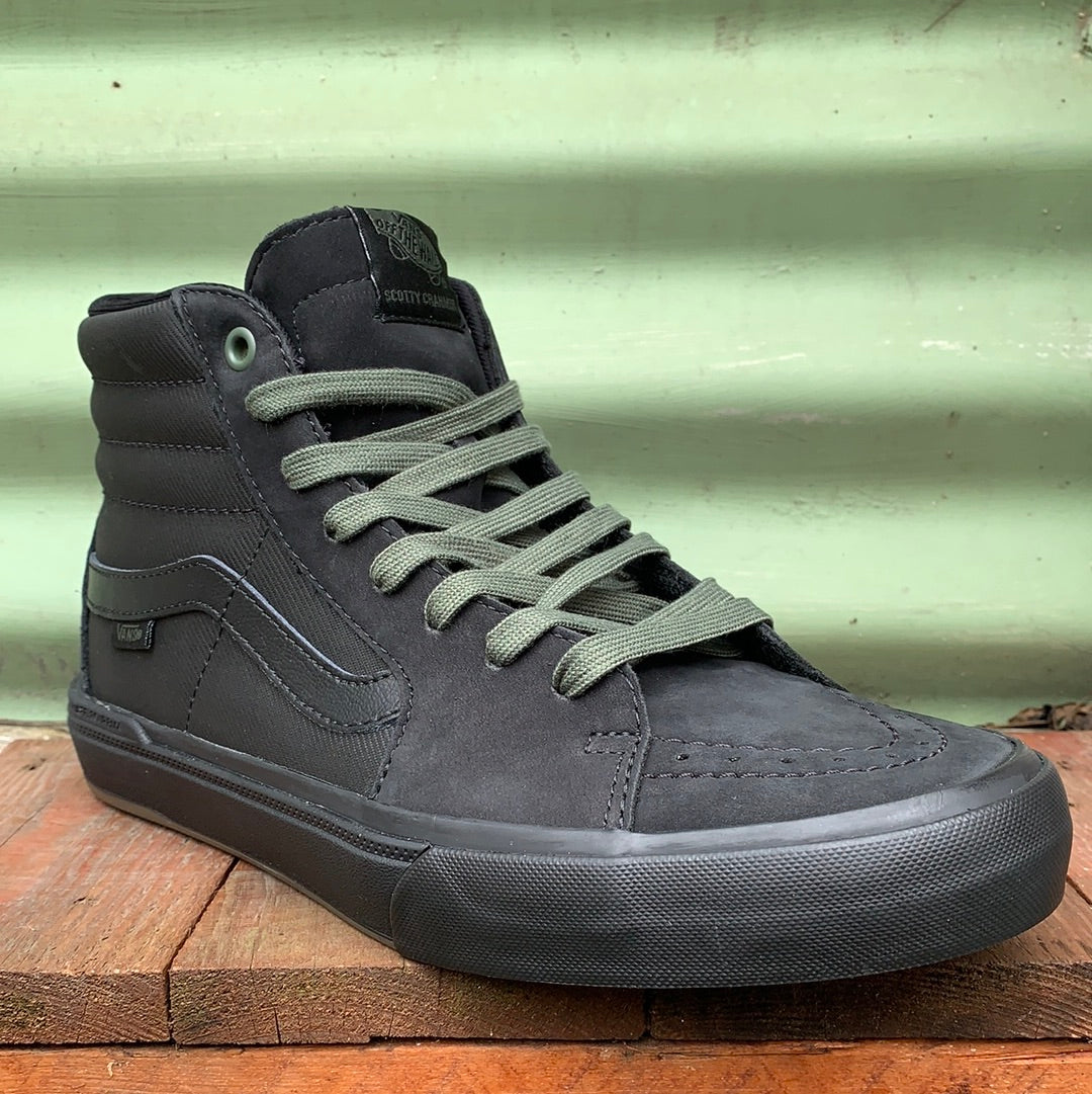 vans sk8 full black