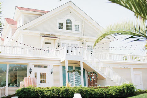 Exterior shot of The Lighthouse Marina wedding and event venue