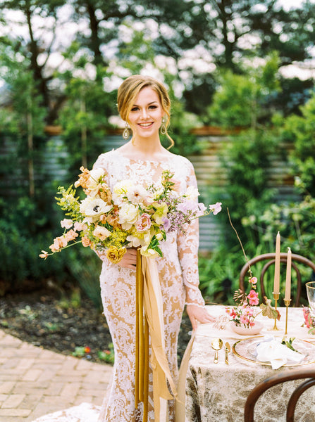 Golden Mustard Velvet Ribbon | Silk Velvet Ribbon