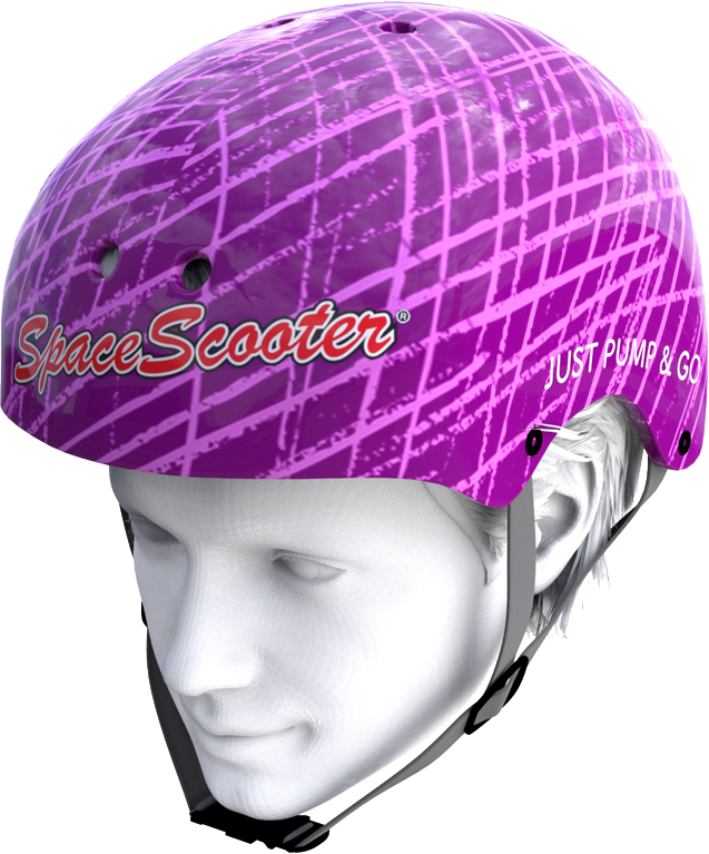reputatie Conform botsing Space Scooter Helm Roze