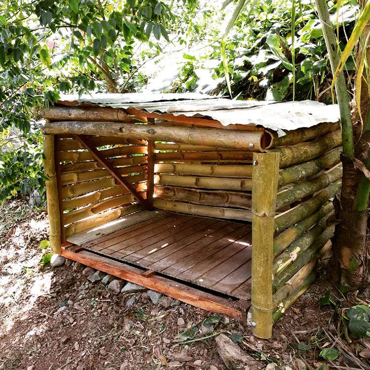 bamboo dog house