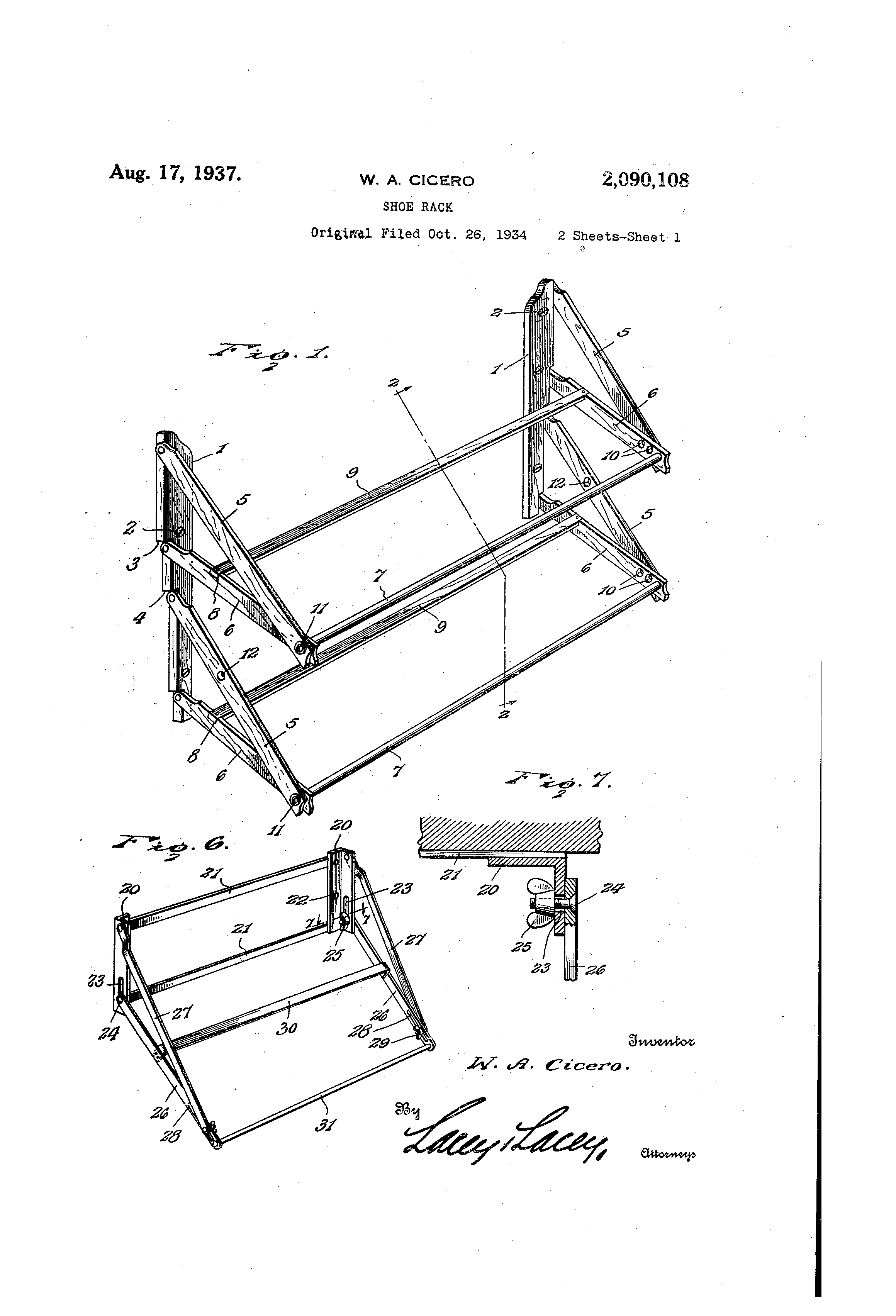 Shoe Rack Patent