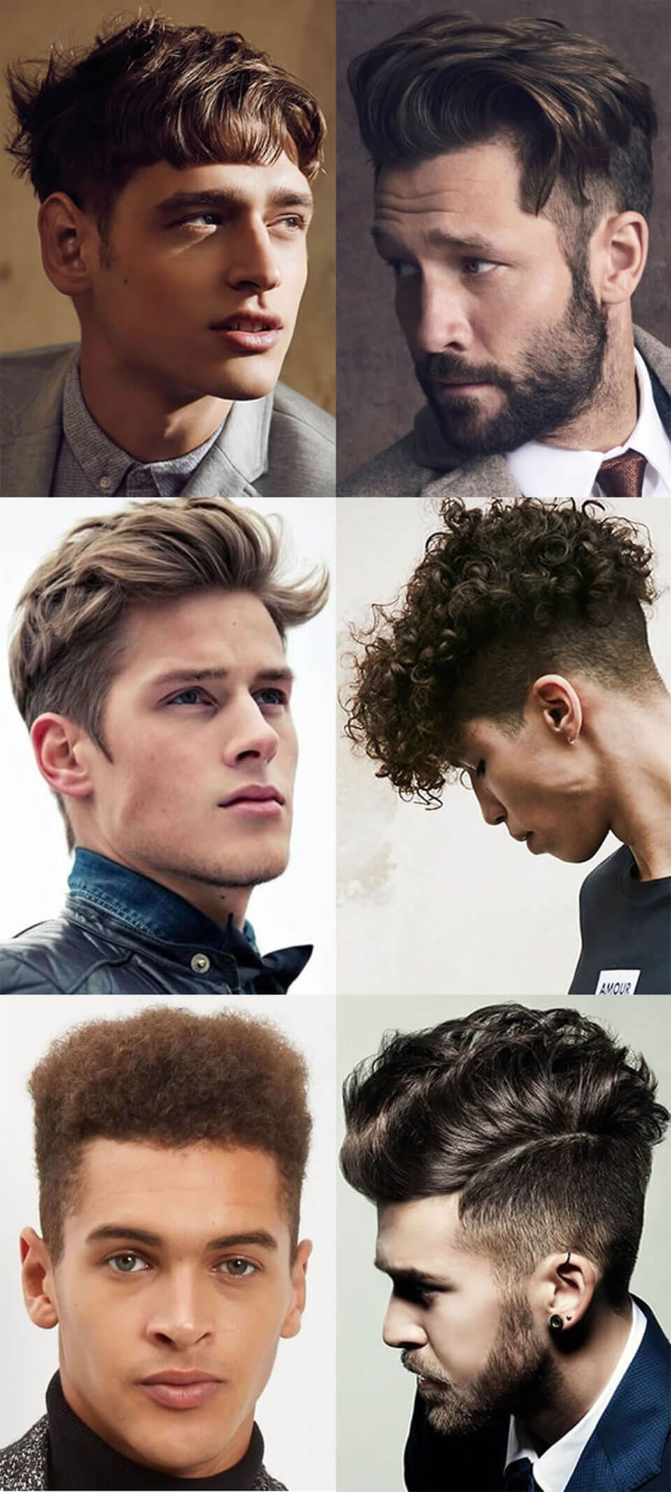 Peinados para hombres 2017