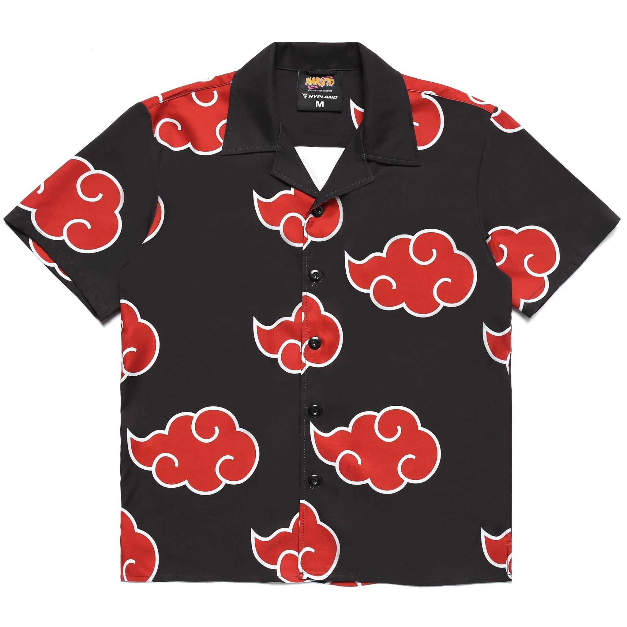 NARUTO AKATSUKI BUTTON UP SHIRT (BLACK) – Hypland