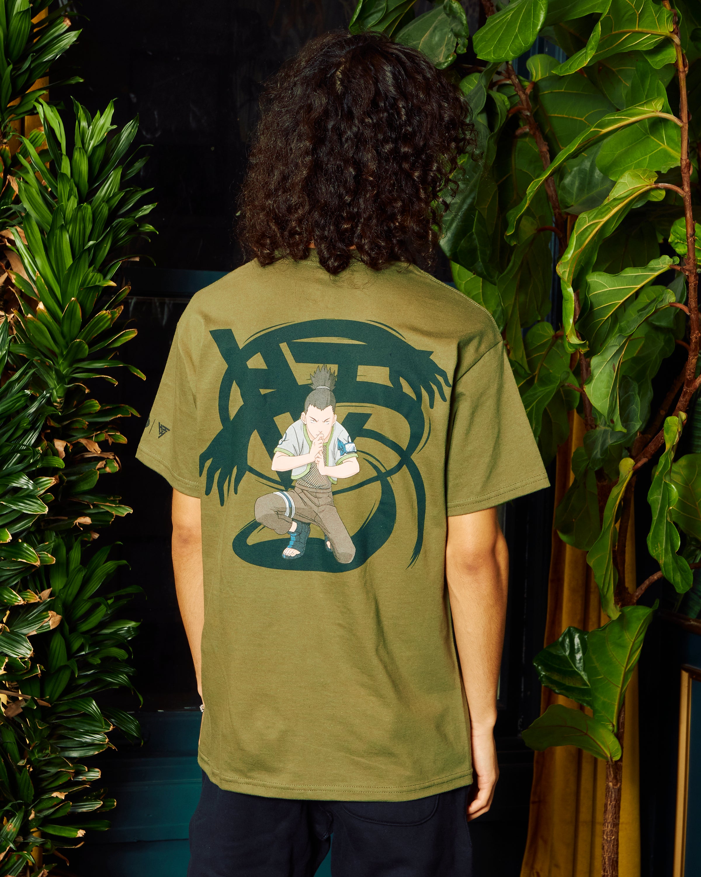 NARUTO SHIKAMARU SHADOW SHIRT (OLIVE)