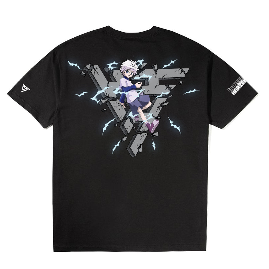 HXH KILLUA BREAK THROUGH SHIRT (BLACK) – Hypland