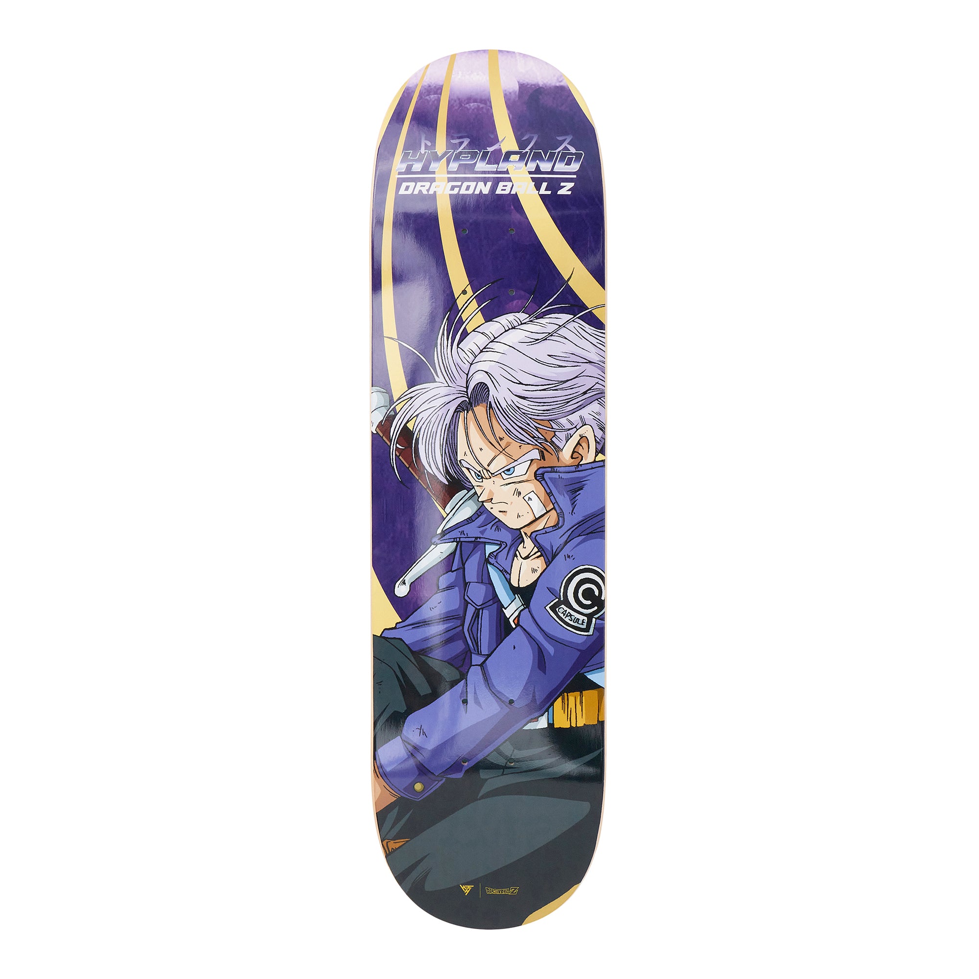 Image of DRAGON BALL Z MEDITATION TRUNKS SKATE DECK