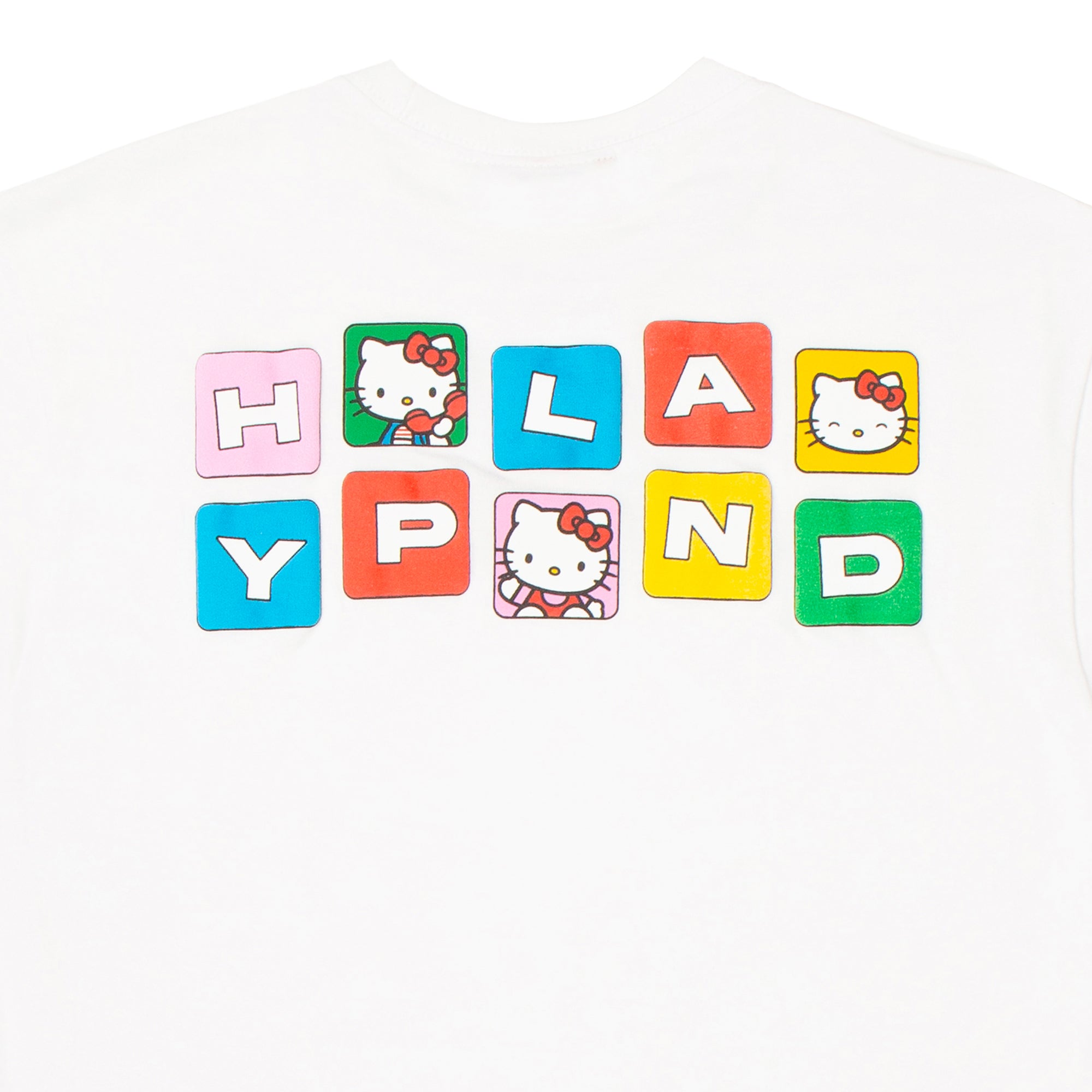 HELLO KITTY PUZZLE SHIRT (WHITE)