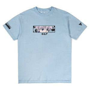 Hxh Killua Eyes Shirt Powder Blue Hypland - roblox code hunter x hunter shirt