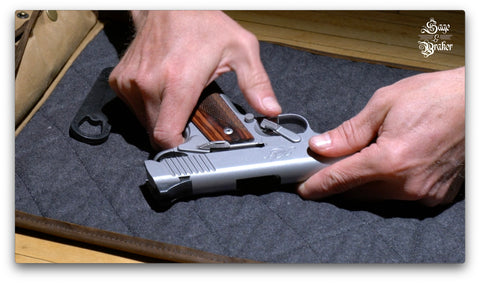 How to reassemble a Kimber 1911 pistol