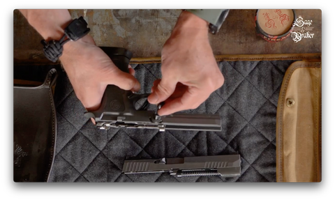 How to reassemble takedown lever in Sig Sauer P320 X5 Legion pistol