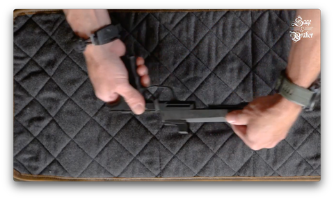How to remove the slide from a Sig Sauer P365 handgun