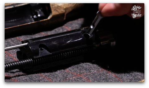 how to remove locking head pin Benelli Super Vinci shotgun