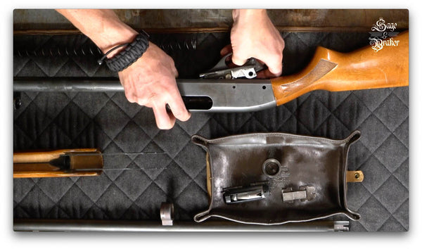 remove trigger assembly on Remington 870 shotgun