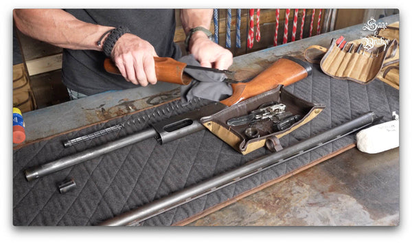 how to clean rails on a Remington 870 shotgun