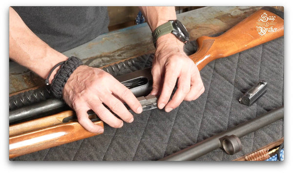 how to install bolt carrier Remington 870 shotgun