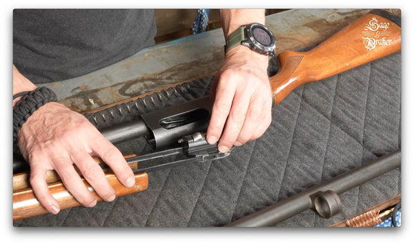 how to install bolt on bolt carrier Remington 870 shotgun