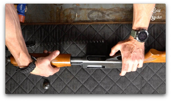 how to cycle Remington 870 shotgun