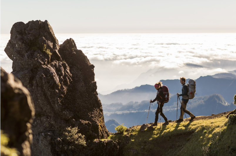 decathlon backpacking on trail