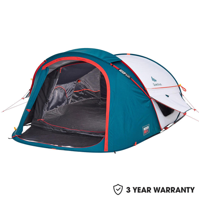 Knorrig Netelig zeven Quechua 2 Seconds XL Fresh & Black, Waterproof Pop Up Camping Tent, 2 |  Decathlon