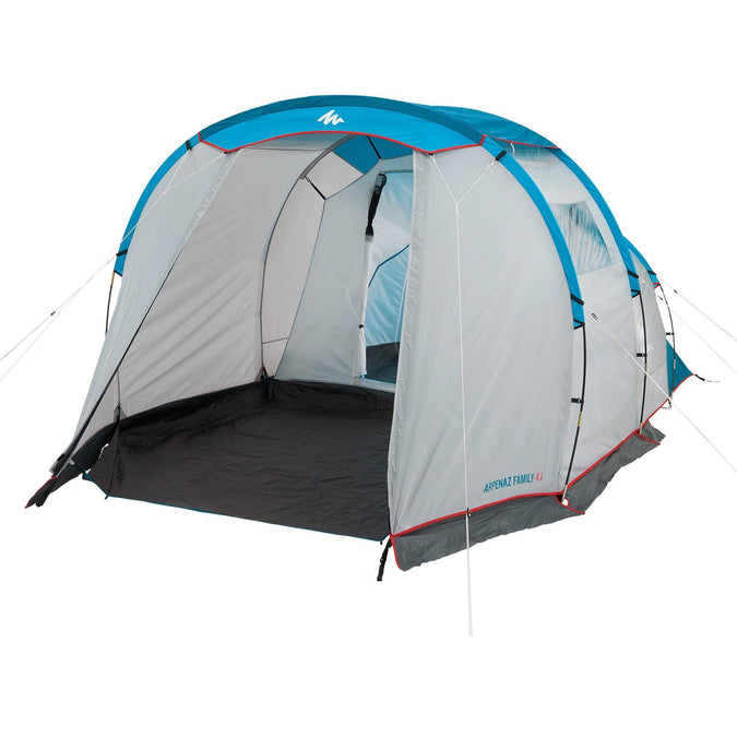 Garderobe Theoretisch Bedankt Camping tent with poles - Arpenaz 4.1 - 4 Person - 1 Bedroom | Decathlon