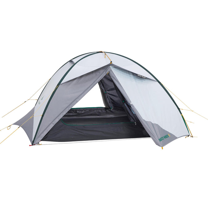 Forclaz QuickHiker Fresh & Black Waterproof Backpacking Tent Person | Decathlon