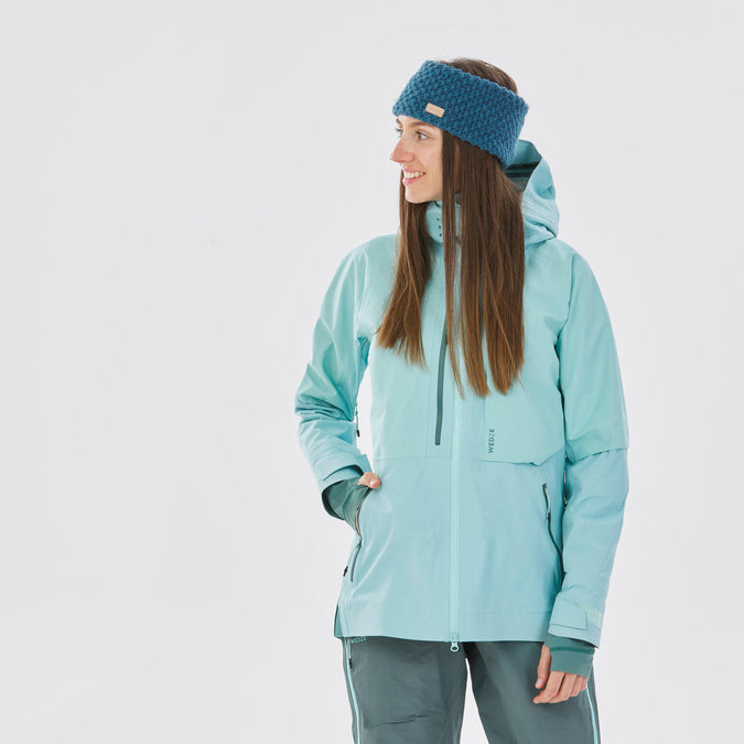 studio Op risico Deskundige Women's Ski Jacket FR900 - Blue | Decathlon