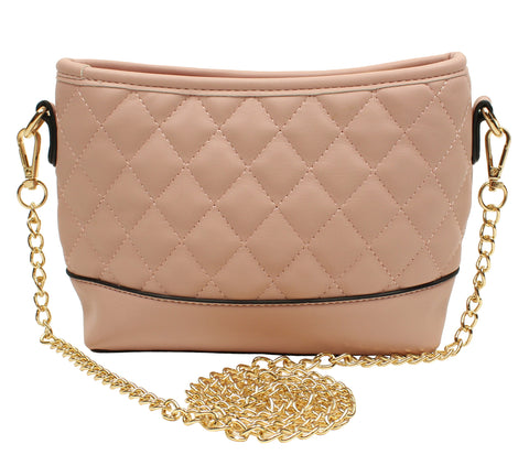 Pink Quilted Purse– Popatu