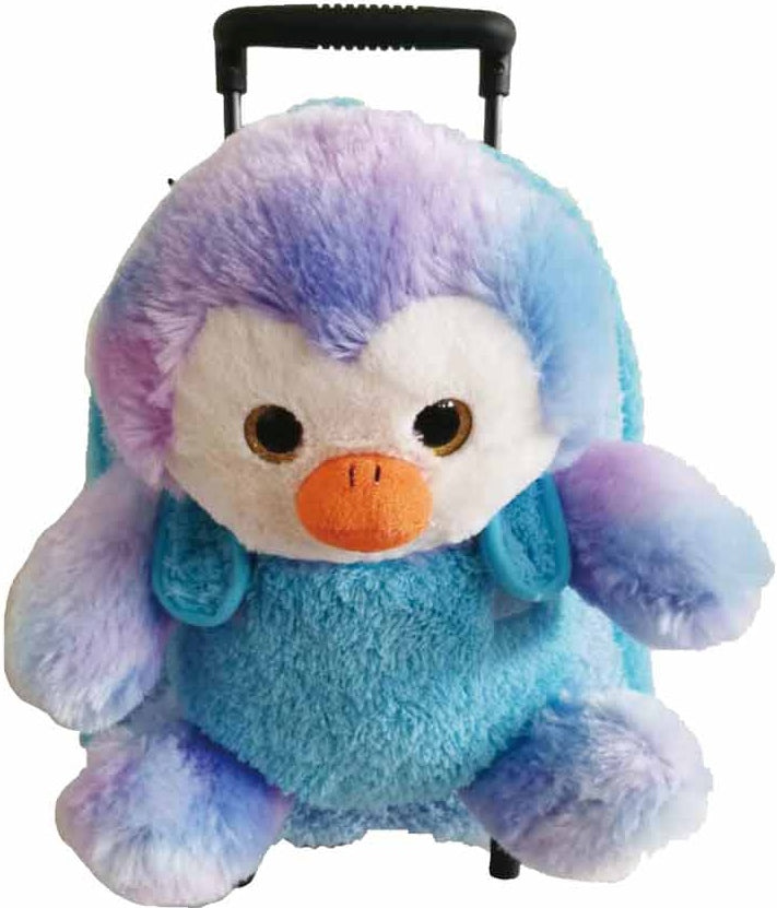 purple penguin plush