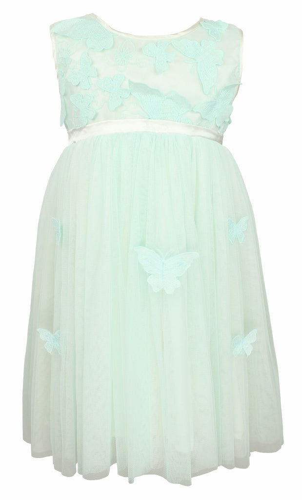 popatu butterfly tulle dress